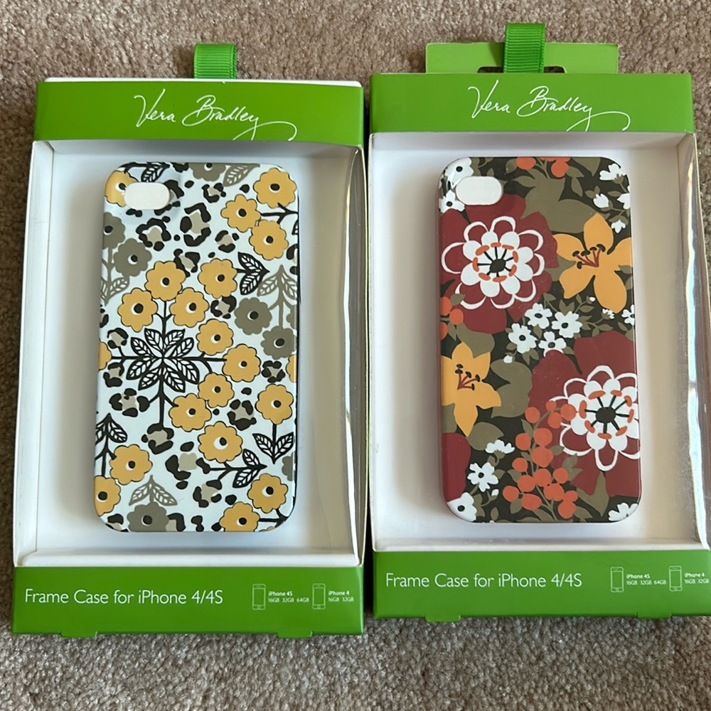 New Vera Bradley iPhone 4/4S case bundle